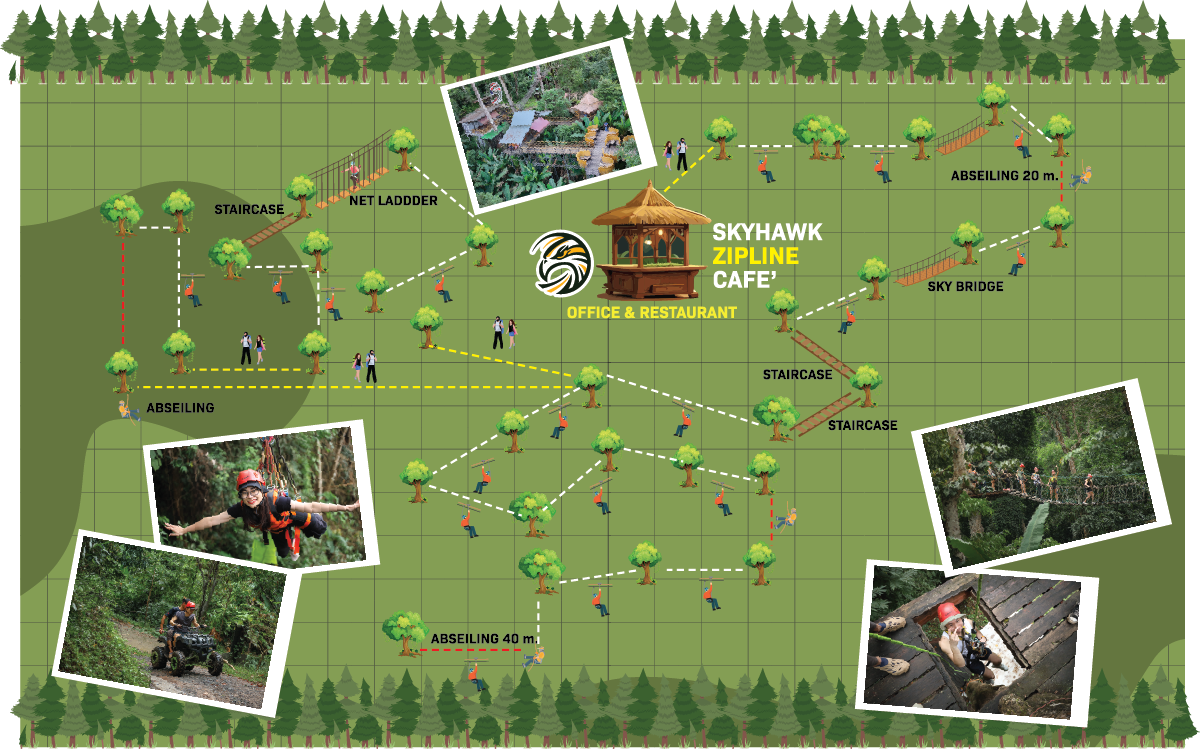 Situation Map - Skyhawk Zipline Courses Situation Map - Skyhawk Zipline Courses